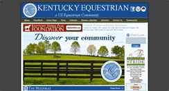 Desktop Screenshot of kentuckyequestrian.com